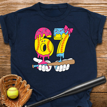 Softball 67 Drip Youth Tee - HomeRun PrintsKids clothes