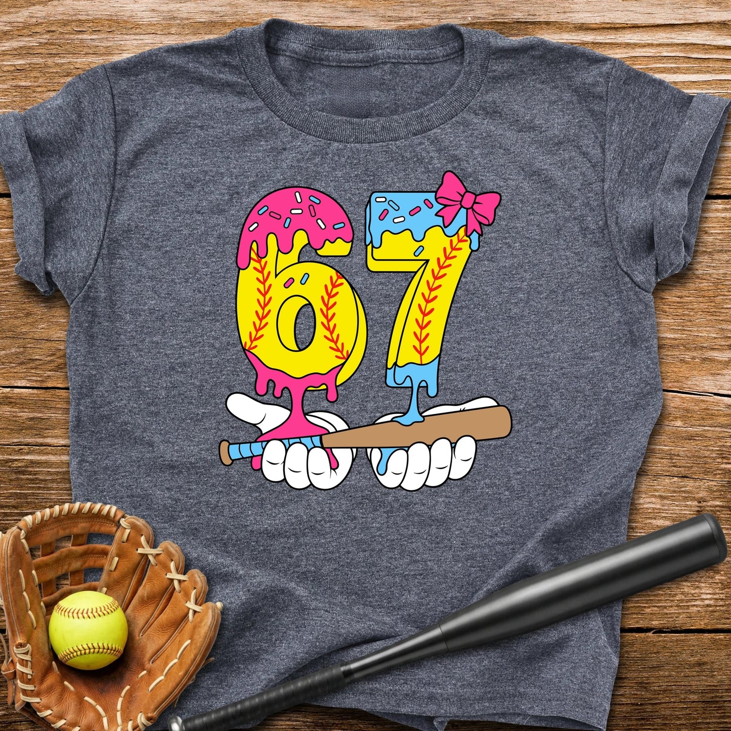 Softball 67 Drip Youth Tee - HomeRun PrintsKids clothes