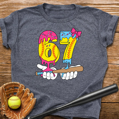 Softball 67 Drip Youth Tee - HomeRun PrintsKids clothes