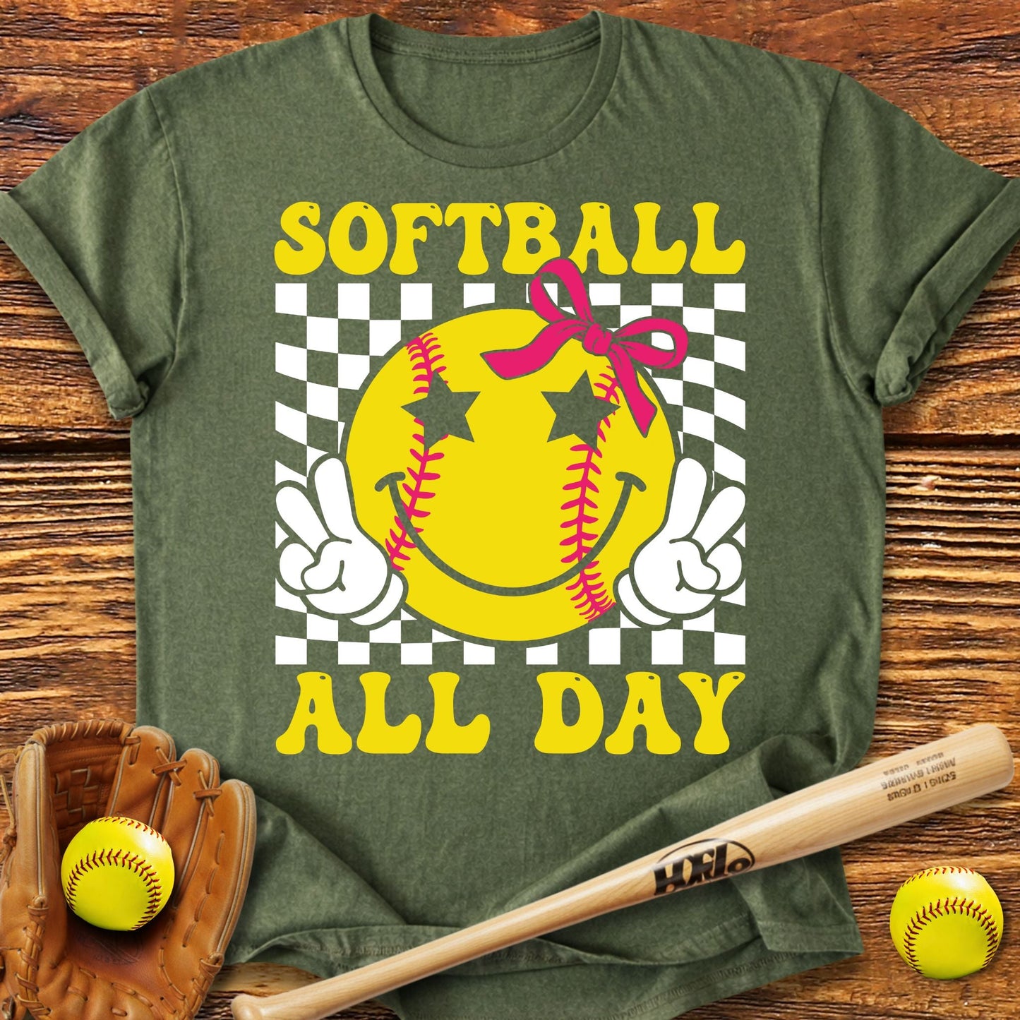 Softball All Day T-Shirt - HomeRun PrintsT-Shirt