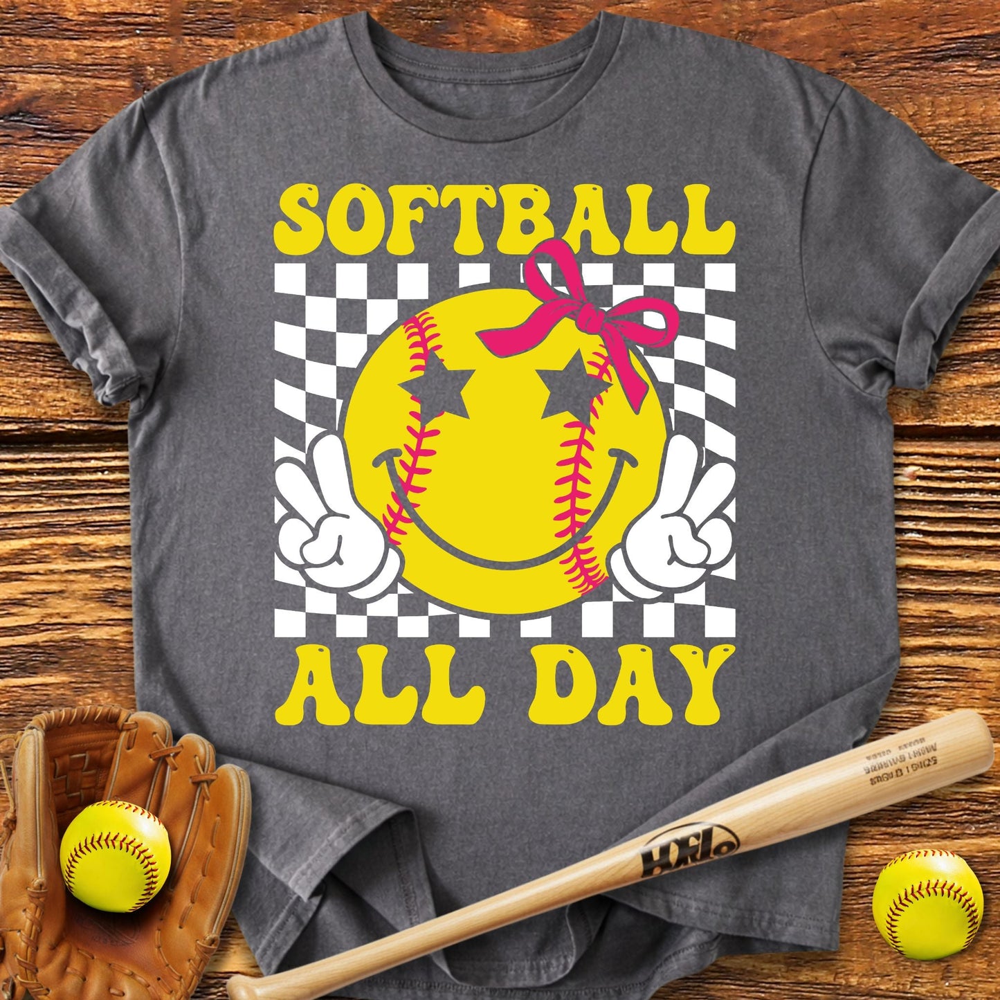 Softball All Day T-Shirt - HomeRun PrintsT-Shirt