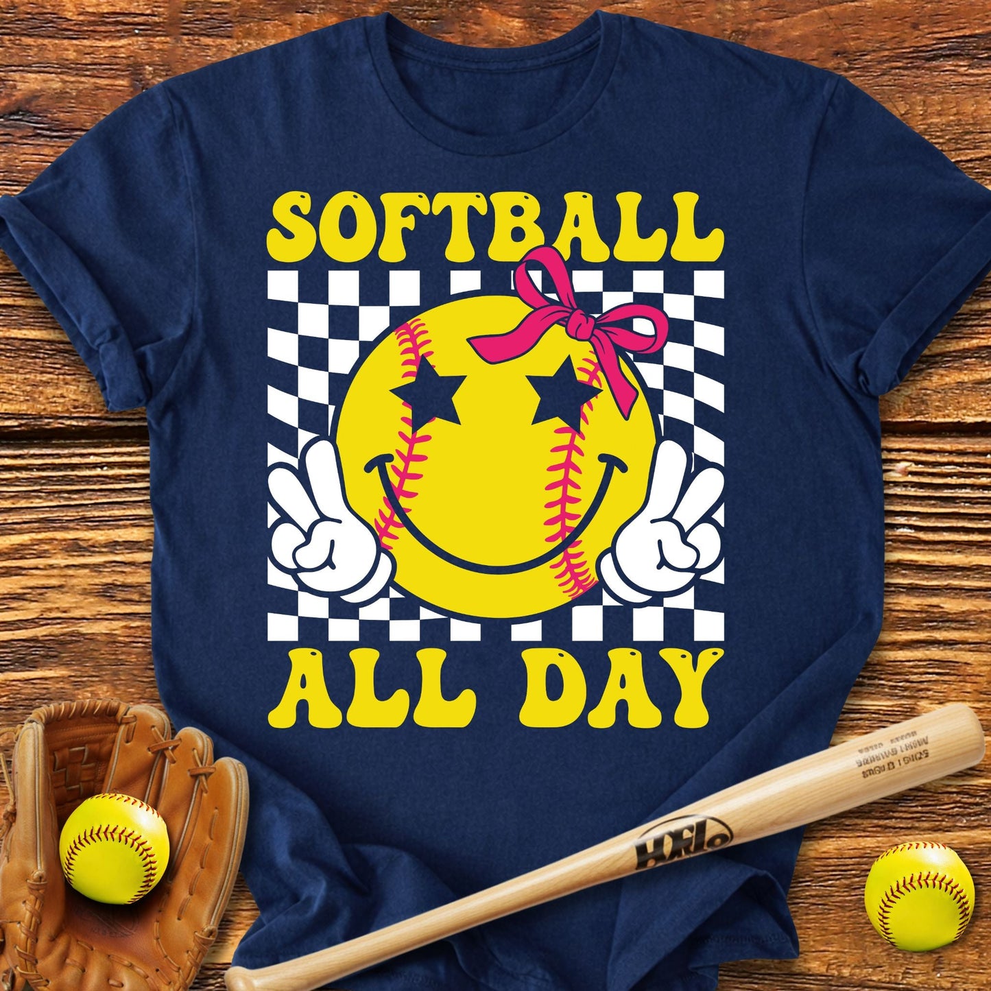 Softball All Day T-Shirt - HomeRun PrintsT-Shirt