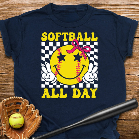 Softball All Day Youth Tee - HomeRun PrintsKids clothes