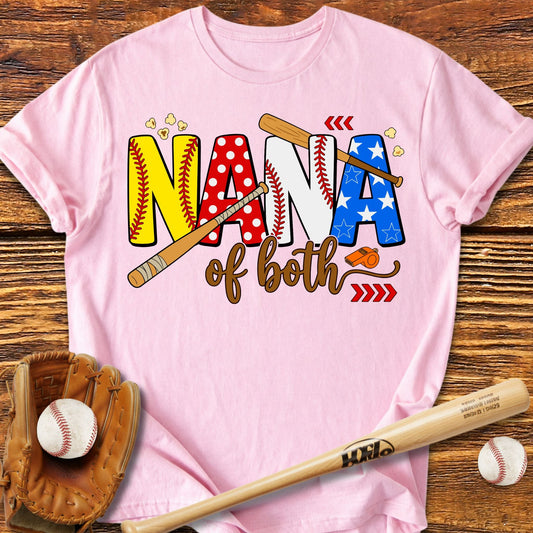Softball Baseball Nana T-Shirt - HomeRun PrintsT-Shirt