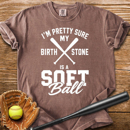 Softball Birthstone Joke - HomeRun PrintsComfort Colors