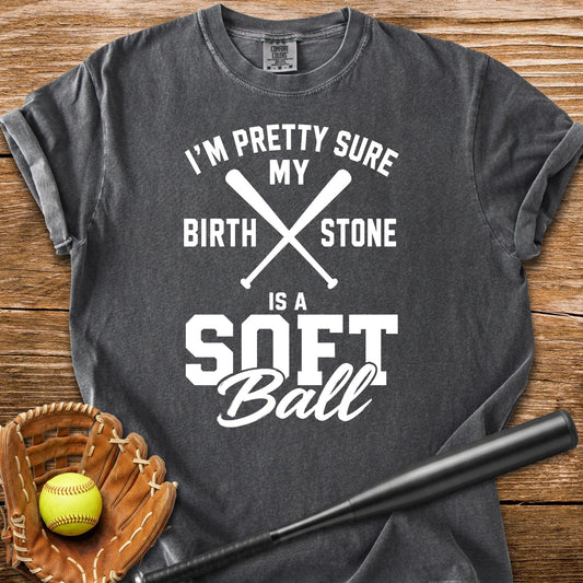 Softball Birthstone Joke - HomeRun PrintsComfort Colors