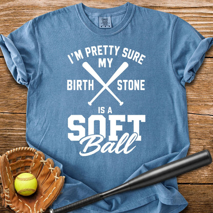 Softball Birthstone Joke - HomeRun PrintsComfort Colors