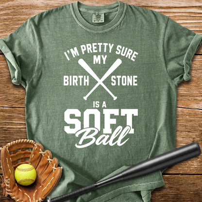 Softball Birthstone Joke - HomeRun PrintsComfort Colors