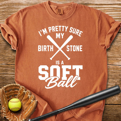 Softball Birthstone Joke - HomeRun PrintsComfort Colors