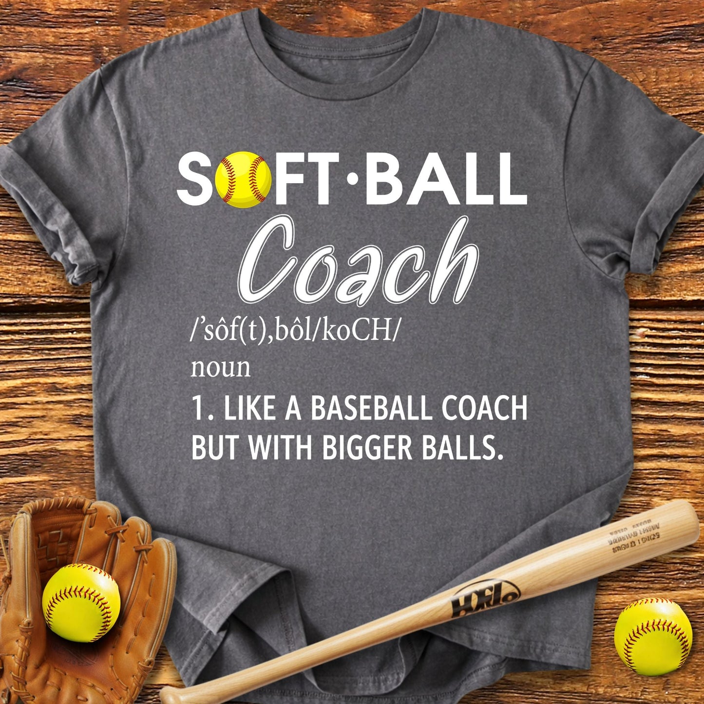 Softball Coach T-Shirt - HomeRun PrintsT-Shirt