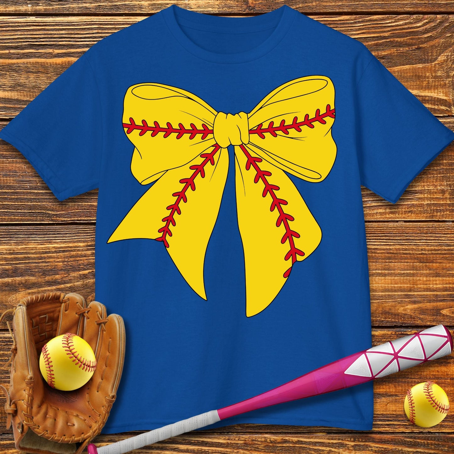 Softball Coquette Kids T-Shirt - HomeRun PrintsKids clothes