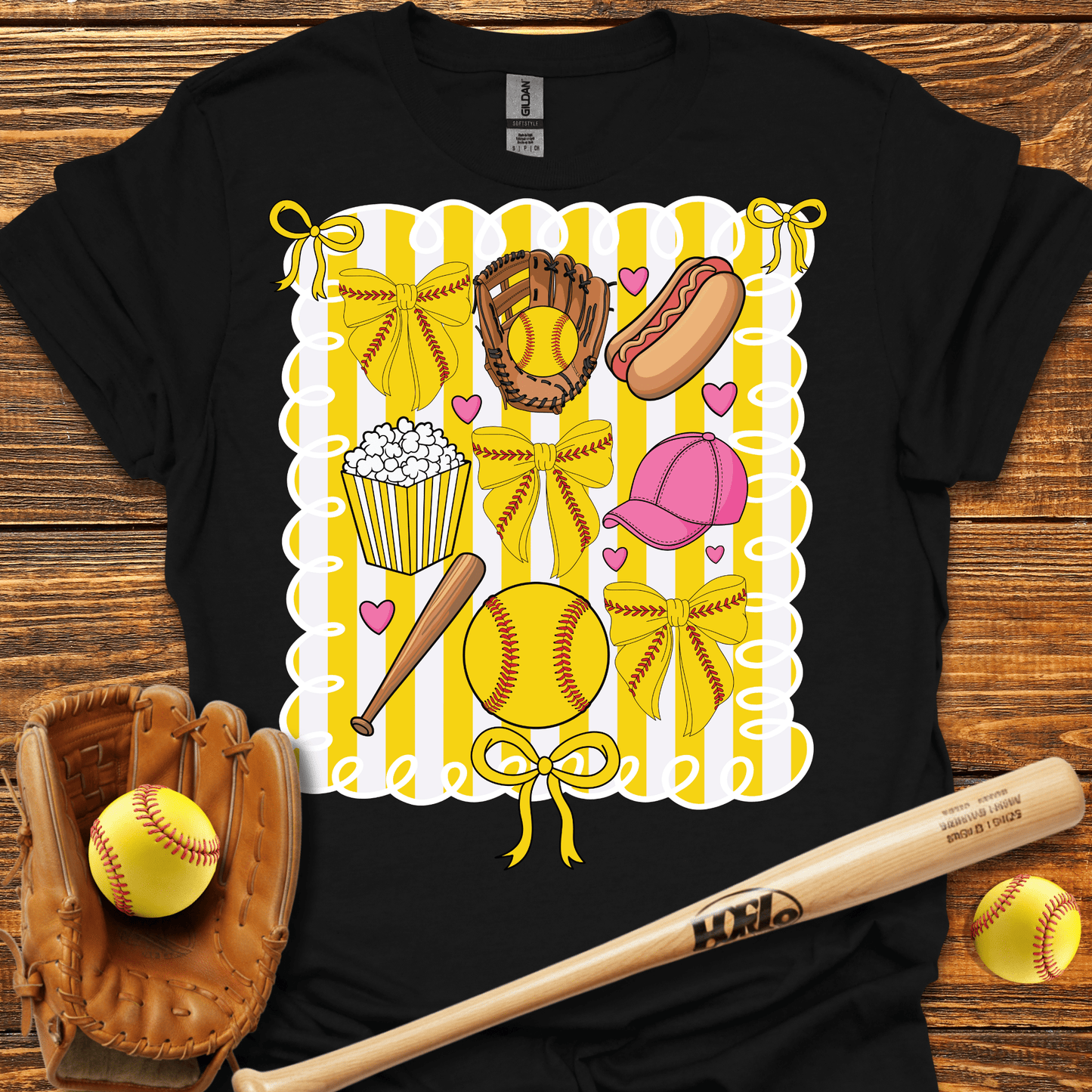 Softball Coquette T-Shirt - HomeRun PrintsT-Shirt