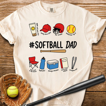 Softball Dad - HomeRun PrintsComfort Colors