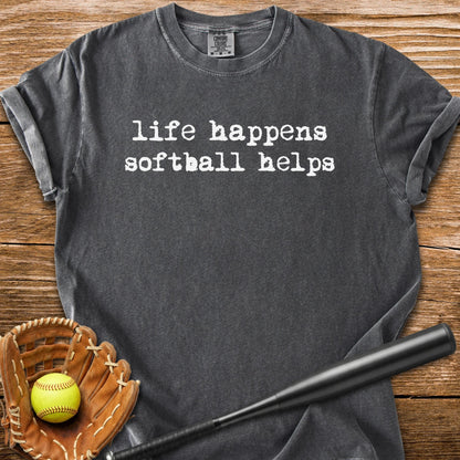 Softball Fixes Everything - HomeRun PrintsComfort Colors