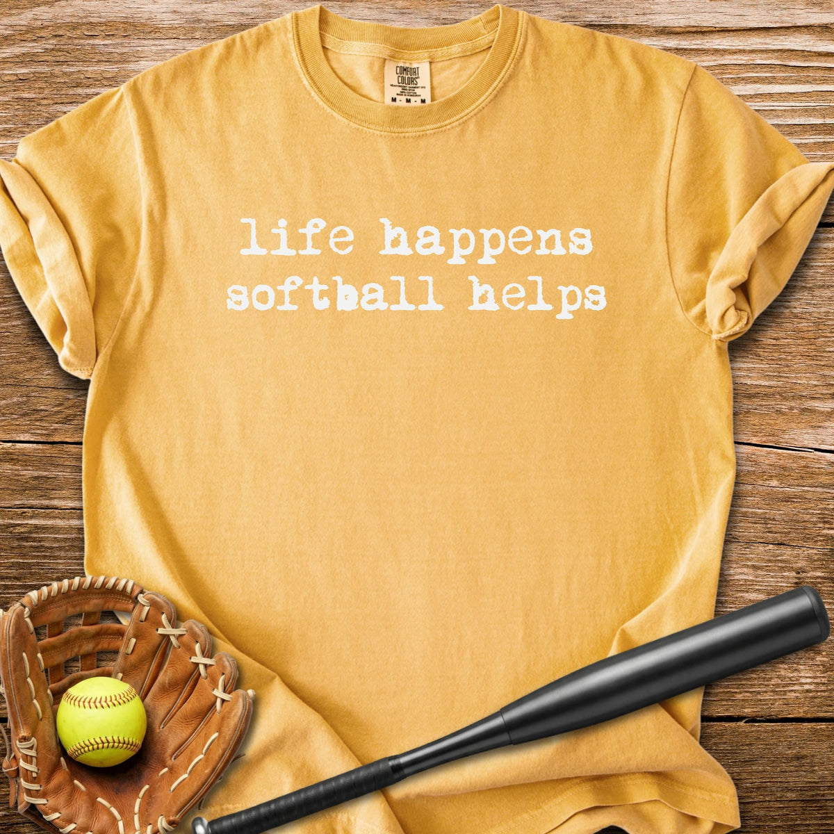 Softball Fixes Everything - HomeRun PrintsComfort Colors