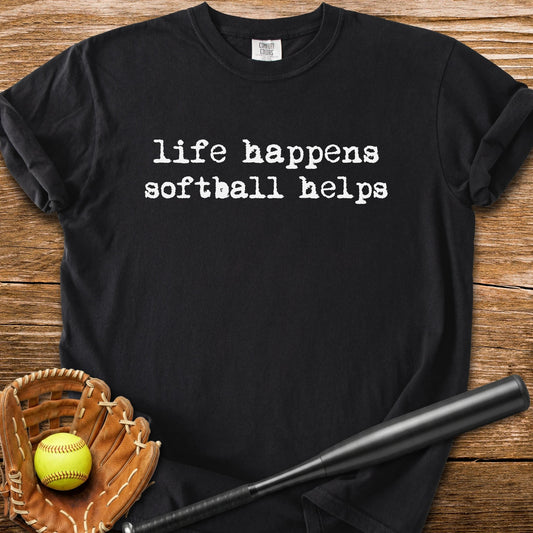 Softball Fixes Everything - HomeRun PrintsComfort Colors