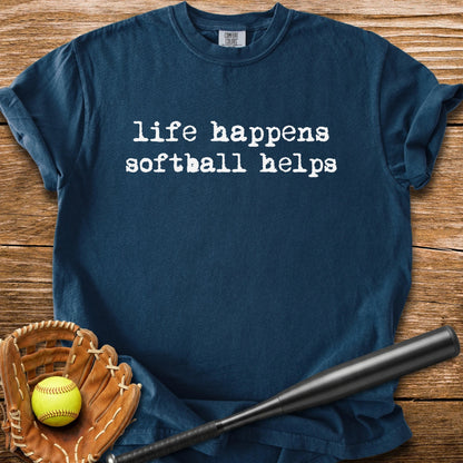 Softball Fixes Everything - HomeRun PrintsComfort Colors