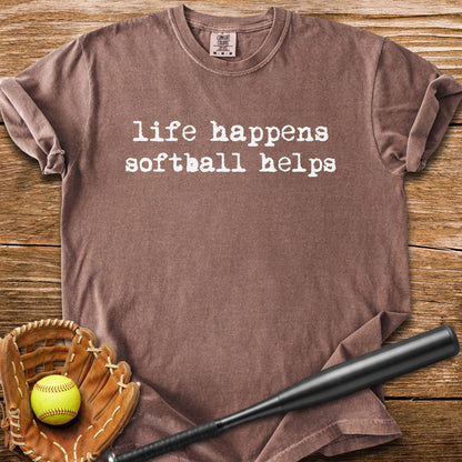 Softball Fixes Everything - HomeRun PrintsComfort Colors
