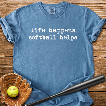 Softball Fixes Everything - HomeRun PrintsComfort Colors