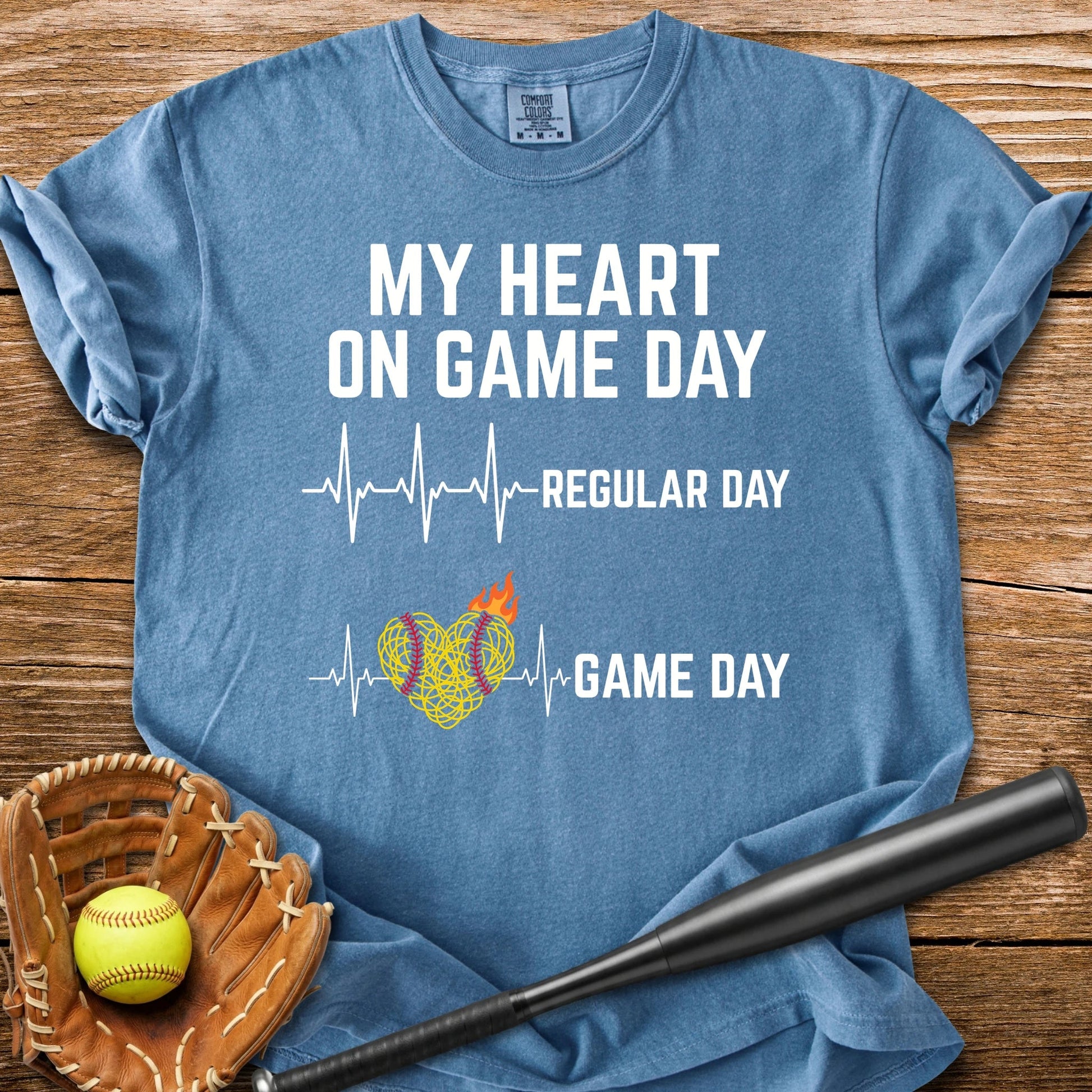 Softball Game Day - HomeRun PrintsComfort Colors