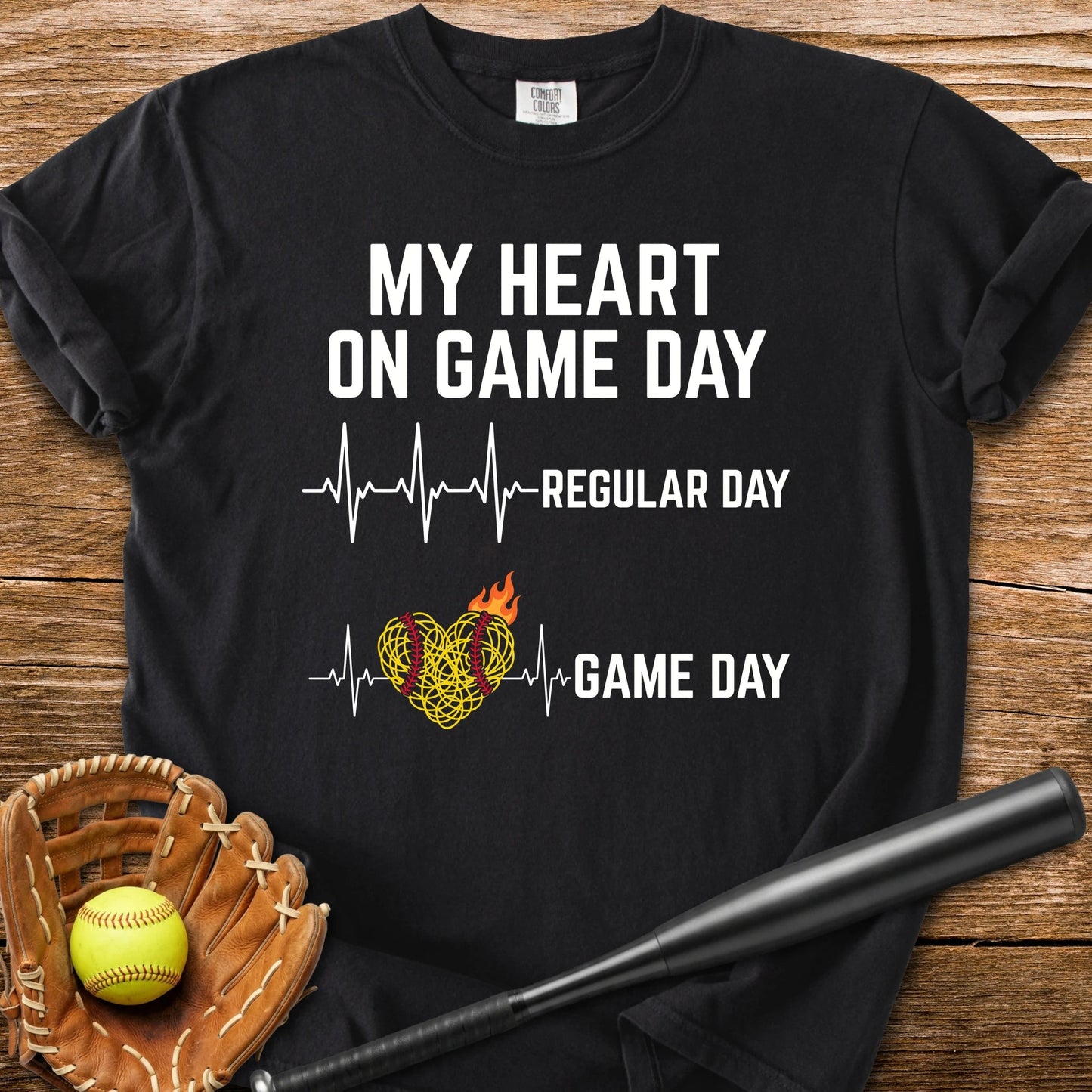 Softball Game Day - HomeRun PrintsComfort Colors