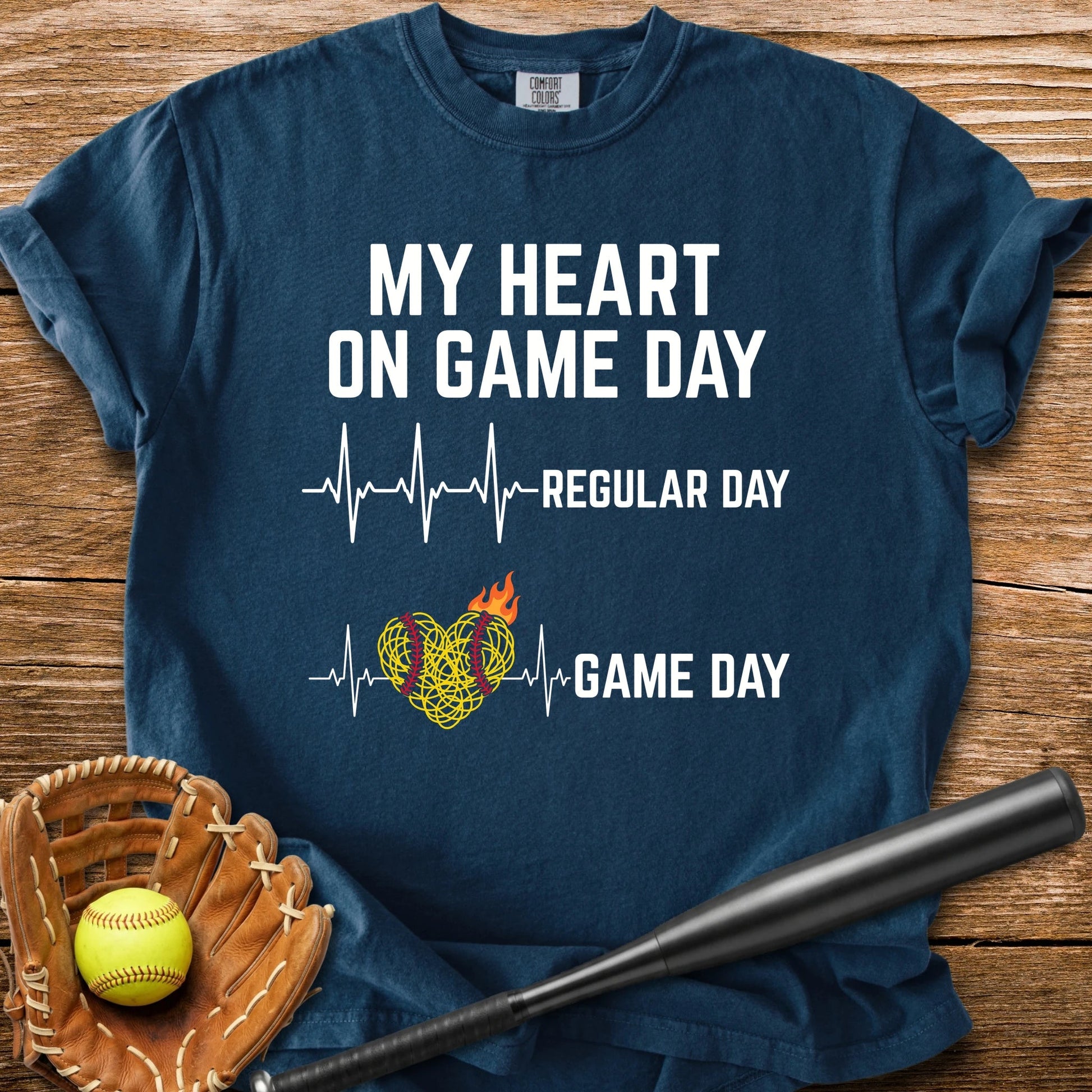 Softball Game Day - HomeRun PrintsComfort Colors