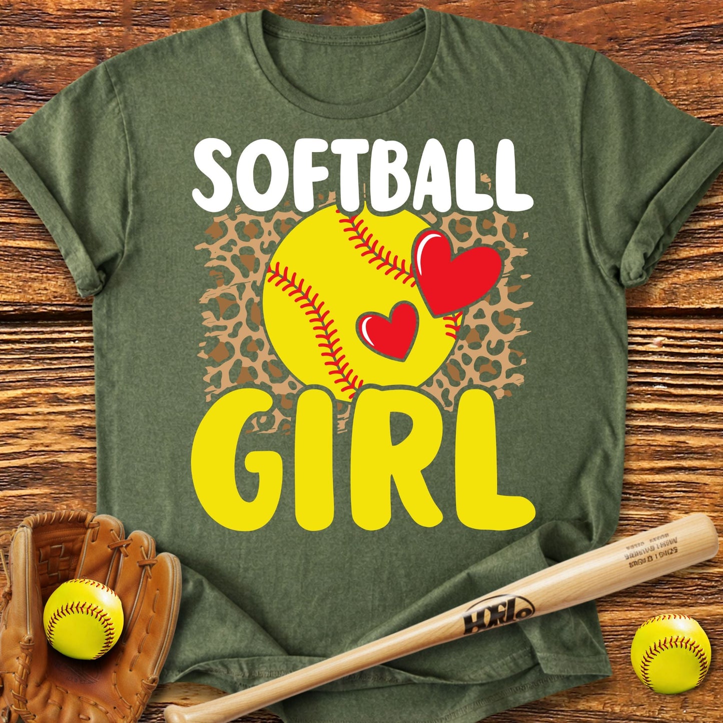 Softball Girl Adult T-Shirt - HomeRun PrintsT-Shirt