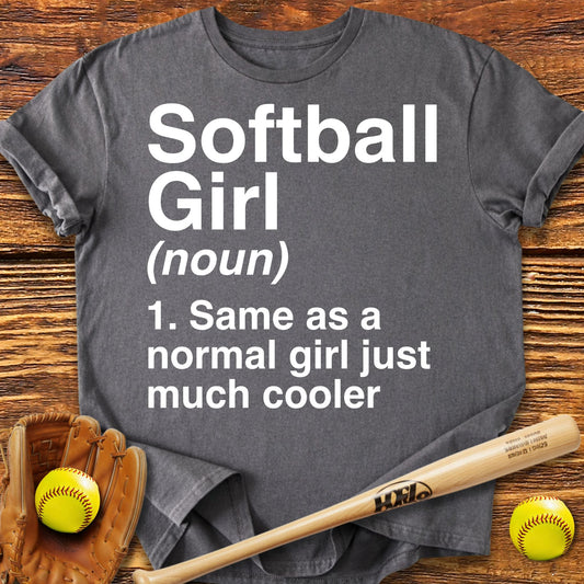 Softball Girl Definition Adult T-Shirt - HomeRun PrintsT-Shirt