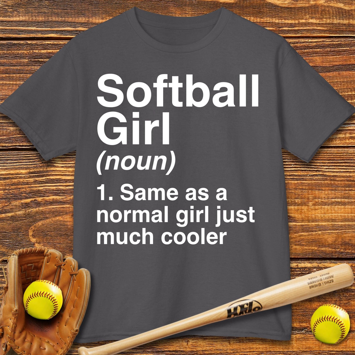 Softball Girl Definition Kids T-shirt - HomeRun PrintsKids clothes
