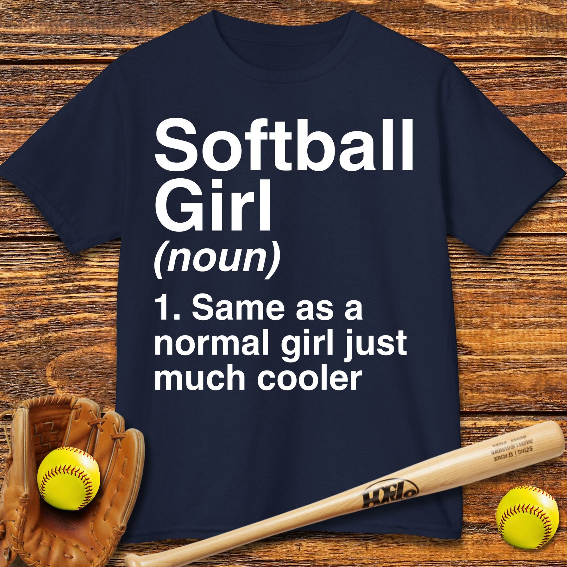 Softball Girl Definition Kids T-shirt - HomeRun PrintsKids clothes