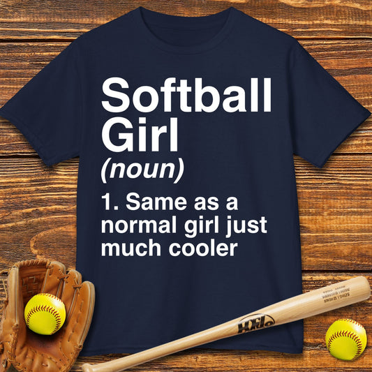 Softball Girl Definition Kids T-shirt - HomeRun PrintsKids clothes