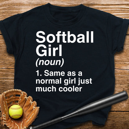 Softball Girl Definition Youth Tee - HomeRun PrintsKids clothes