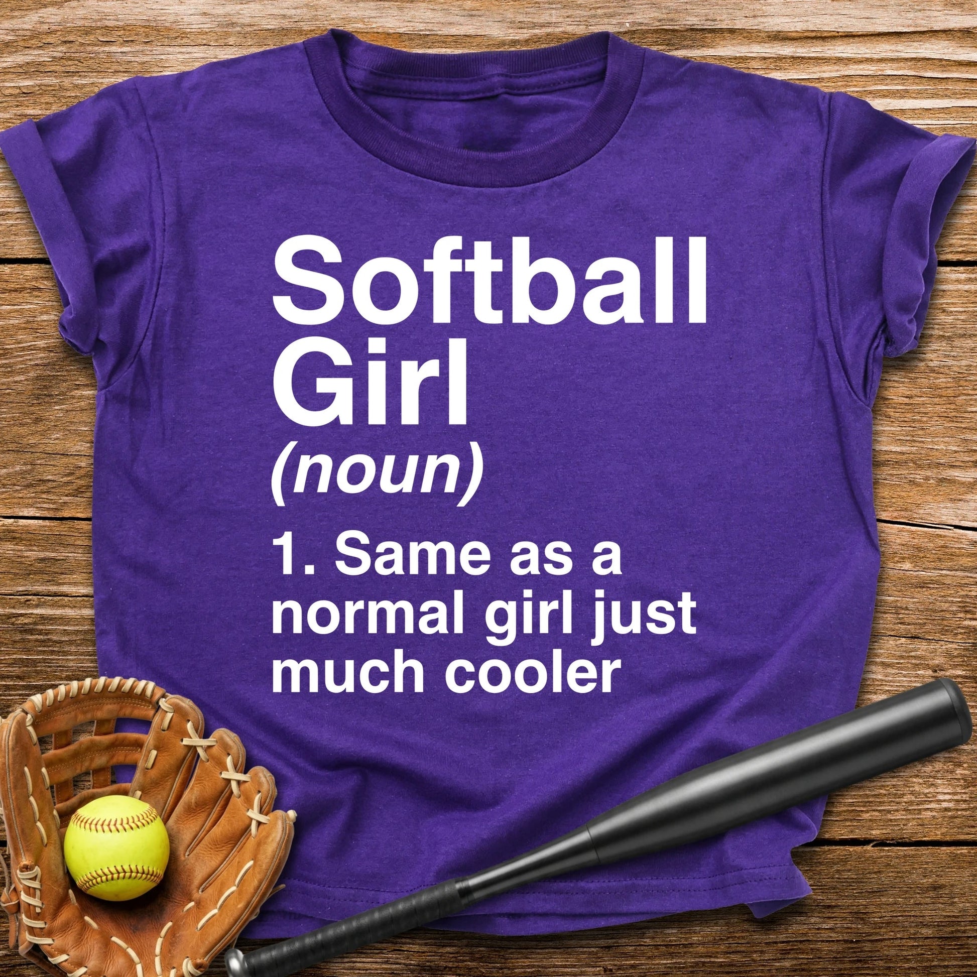 Softball Girl Definition Youth Tee - HomeRun PrintsKids clothes