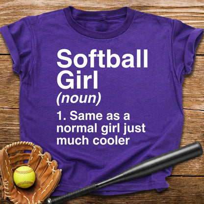 Softball Girl Definition Youth Tee - HomeRun PrintsKids clothes
