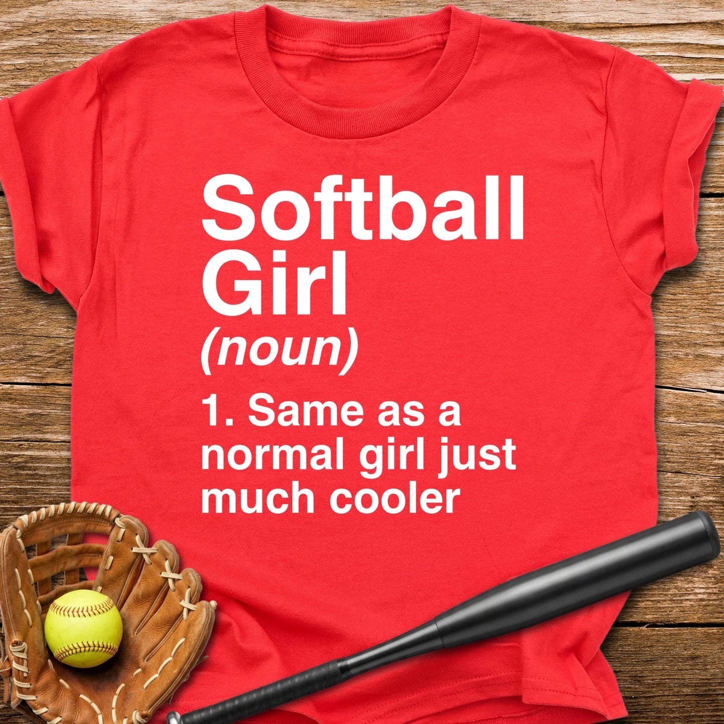 Softball Girl Definition Youth Tee - HomeRun PrintsKids clothes