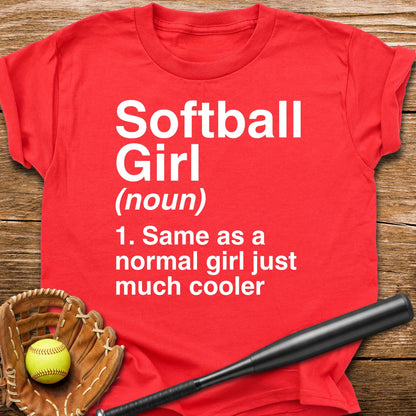 Softball Girl Definition Youth Tee - HomeRun PrintsKids clothes