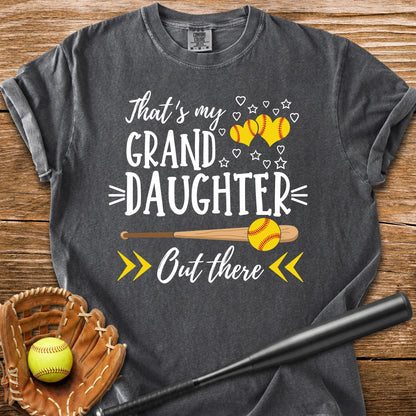 Softball Granddaughter - HomeRun PrintsComfort Colors