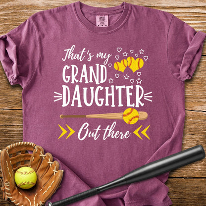 Softball Granddaughter - HomeRun PrintsComfort Colors