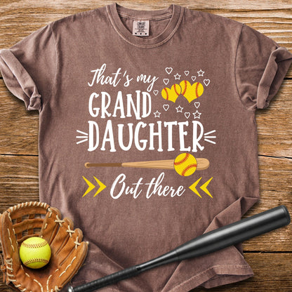 Softball Granddaughter - HomeRun PrintsComfort Colors