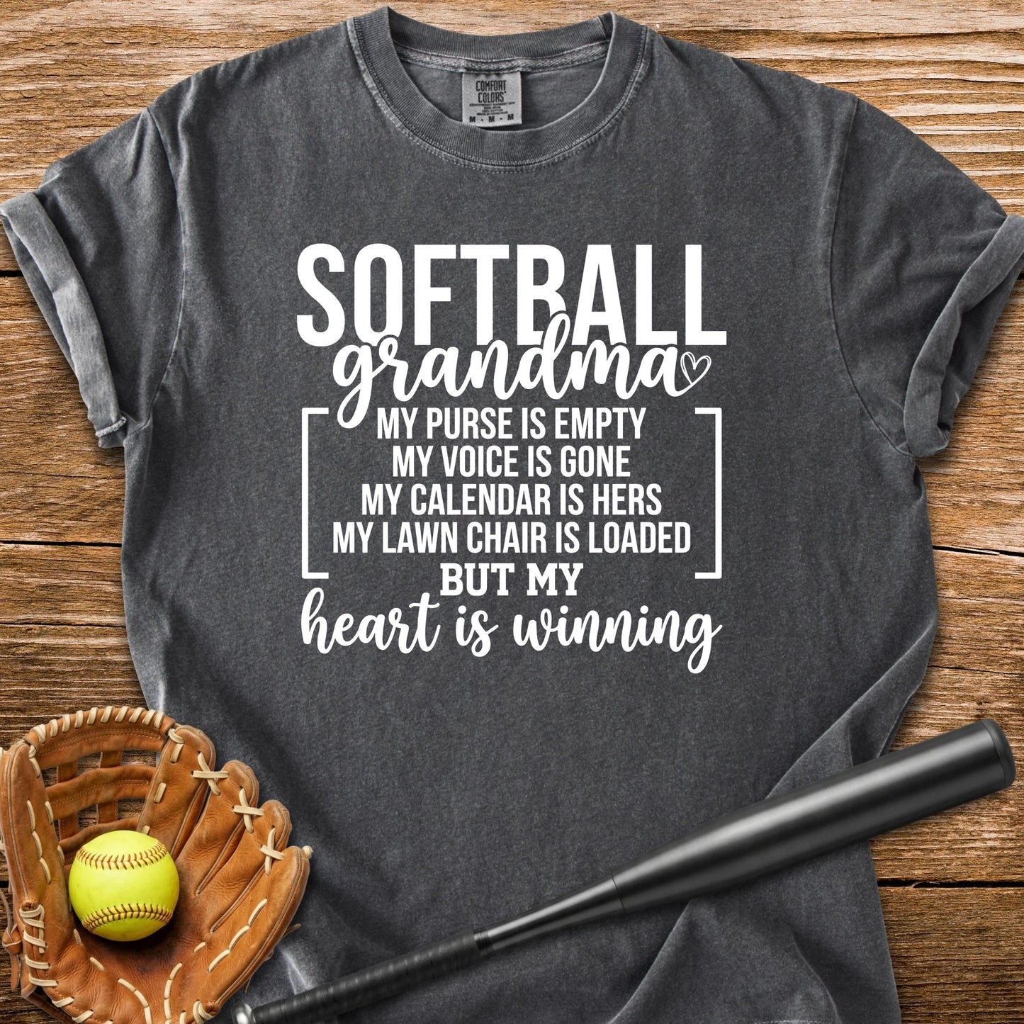 Softball Grandma - HomeRun PrintsComfort Colors