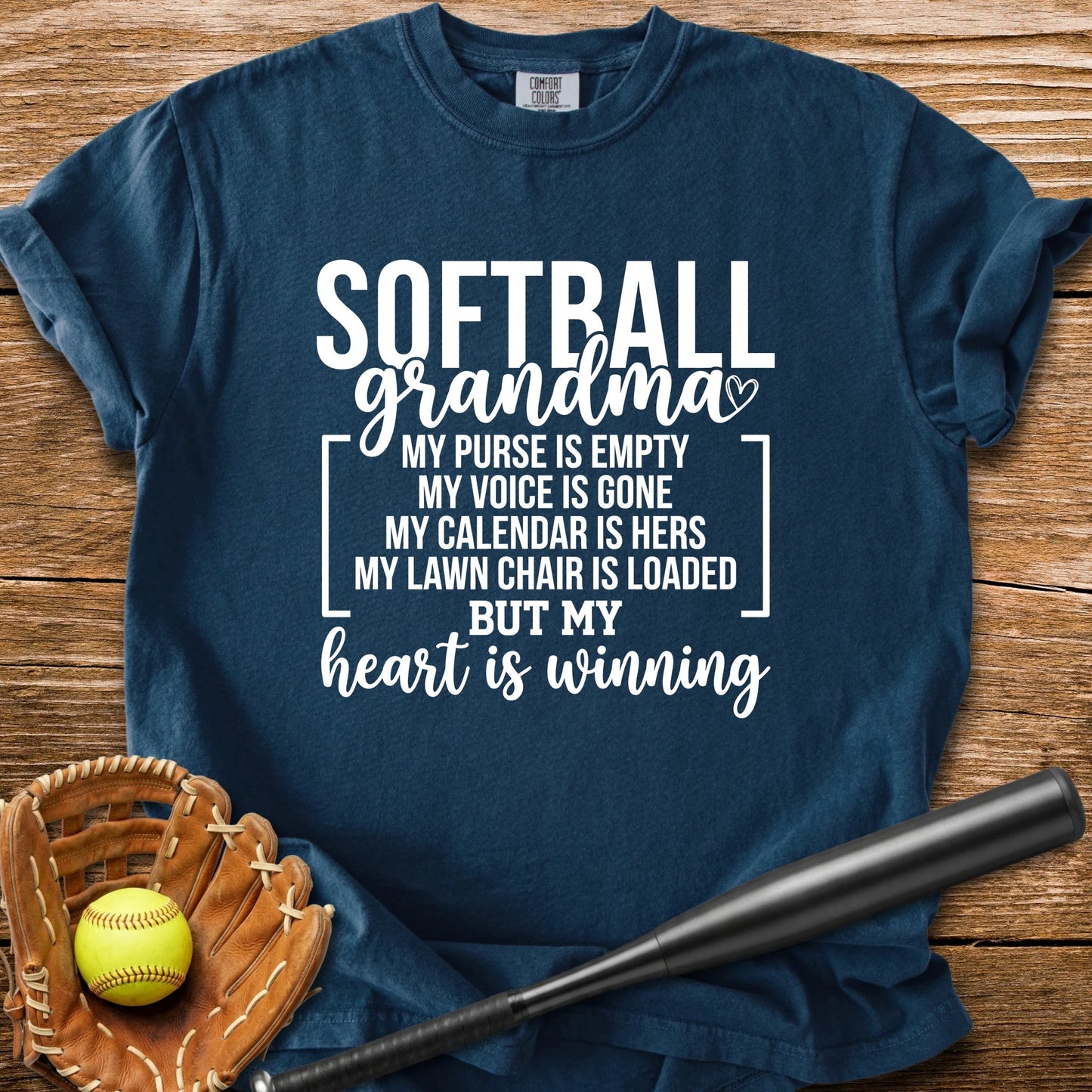 Softball Grandma - HomeRun PrintsComfort Colors