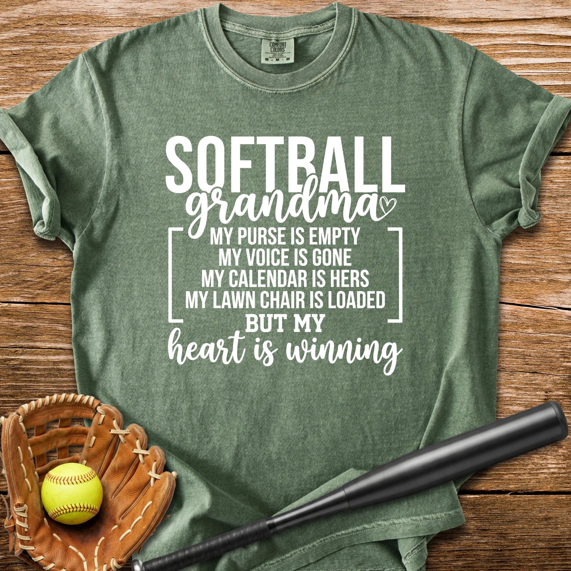Softball Grandma - HomeRun PrintsComfort Colors