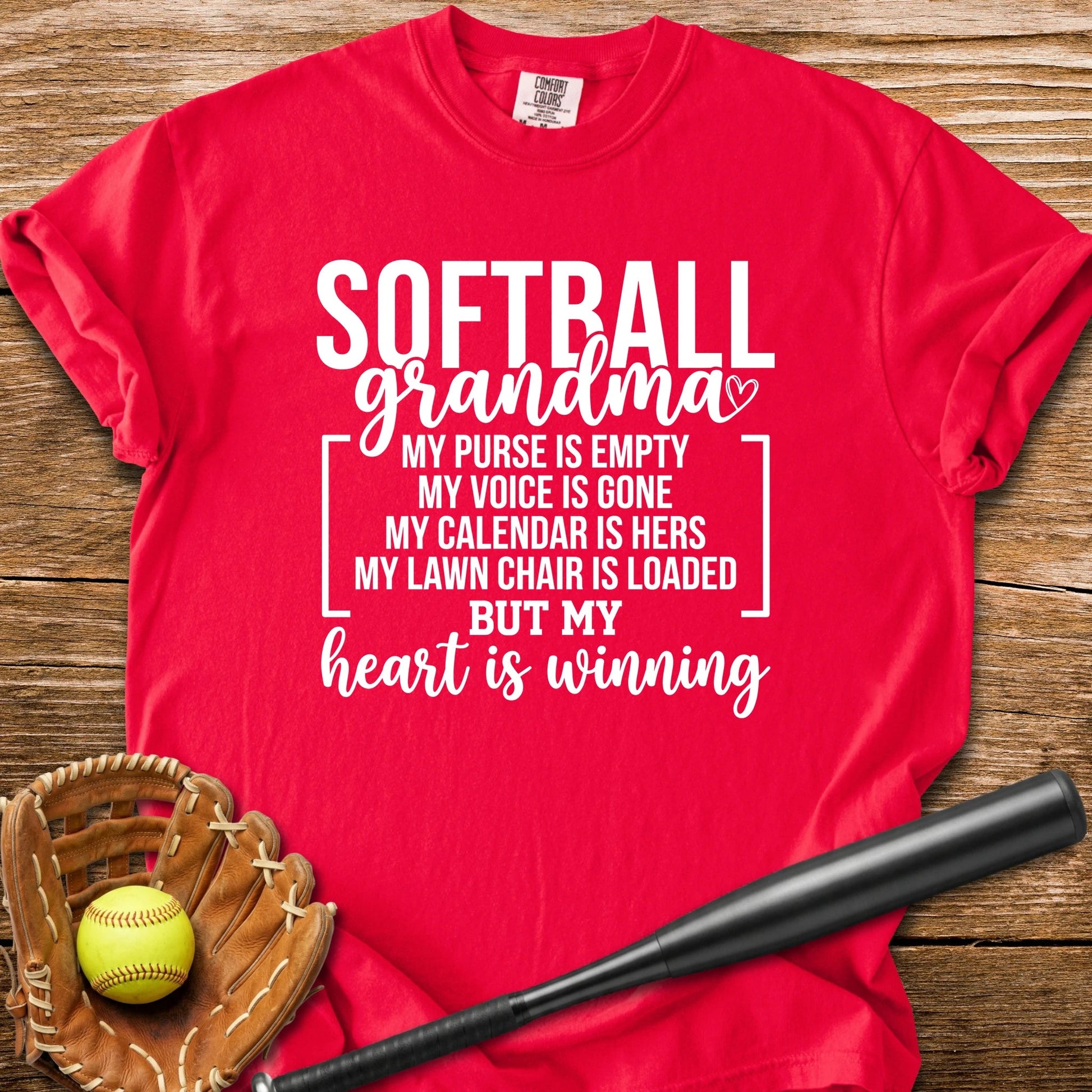 Softball Grandma - HomeRun PrintsComfort Colors
