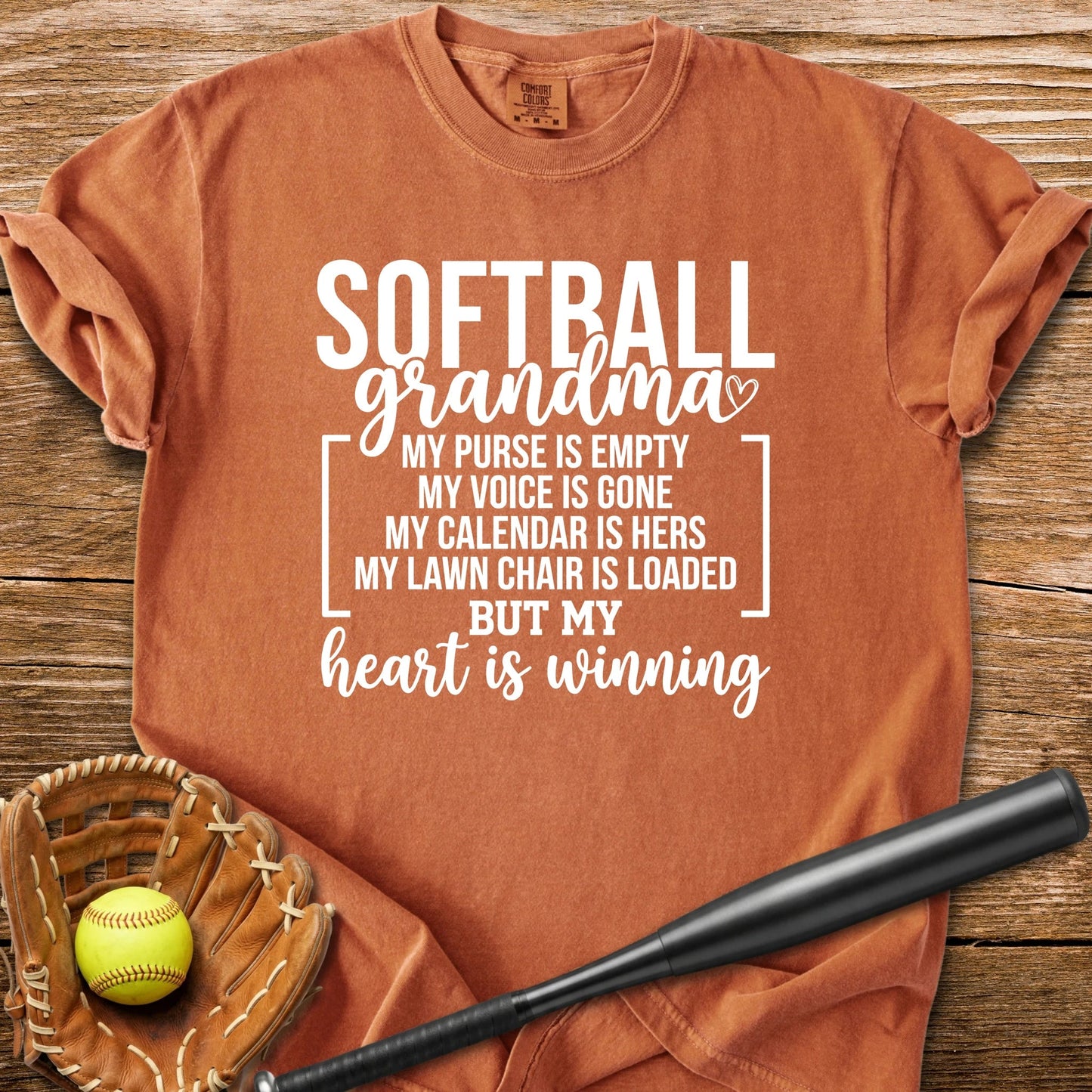 Softball Grandma - HomeRun PrintsComfort Colors