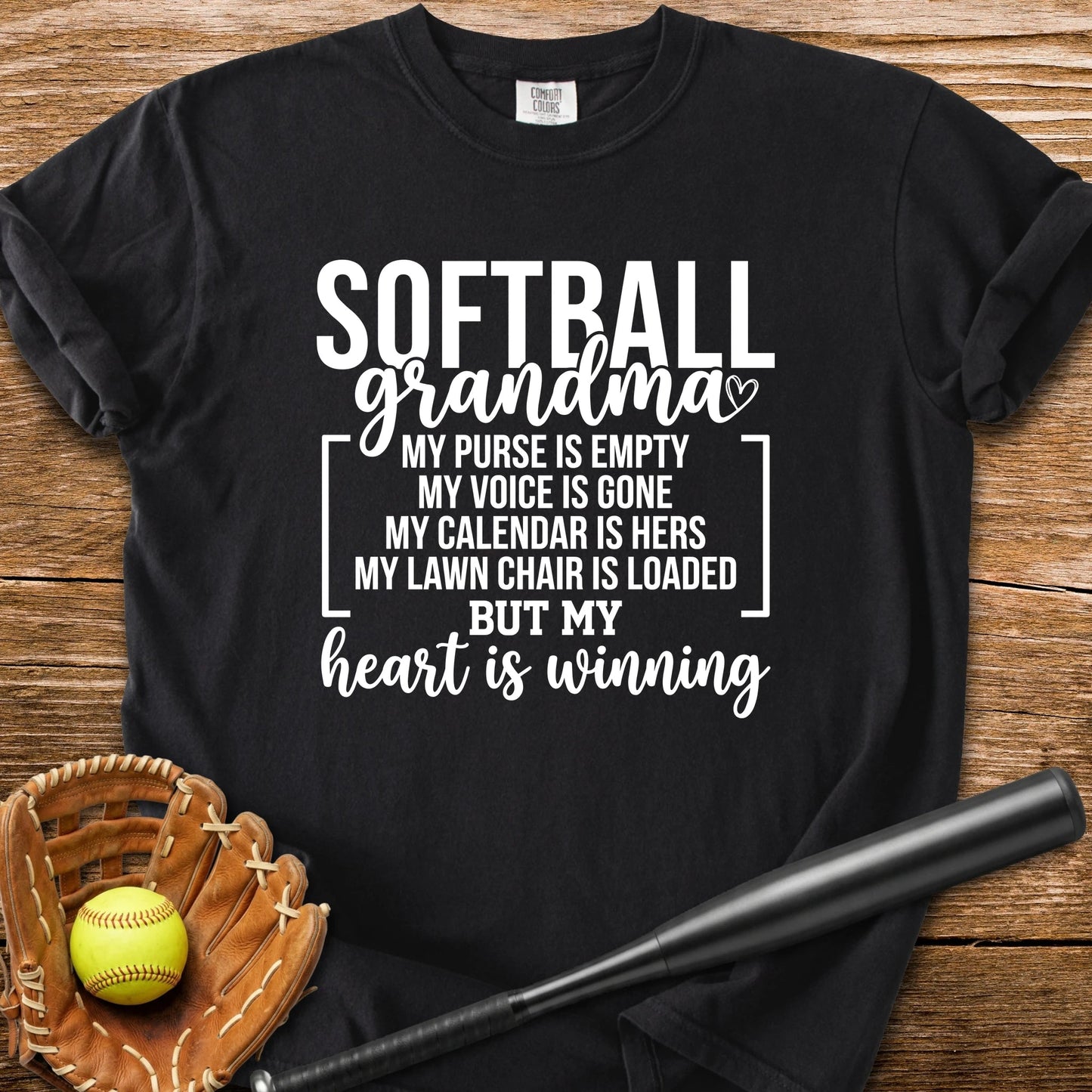 Softball Grandma - HomeRun PrintsComfort Colors