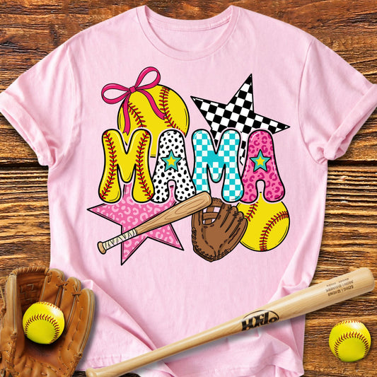 Softball Mama T-Shirt - HomeRun PrintsT-Shirt