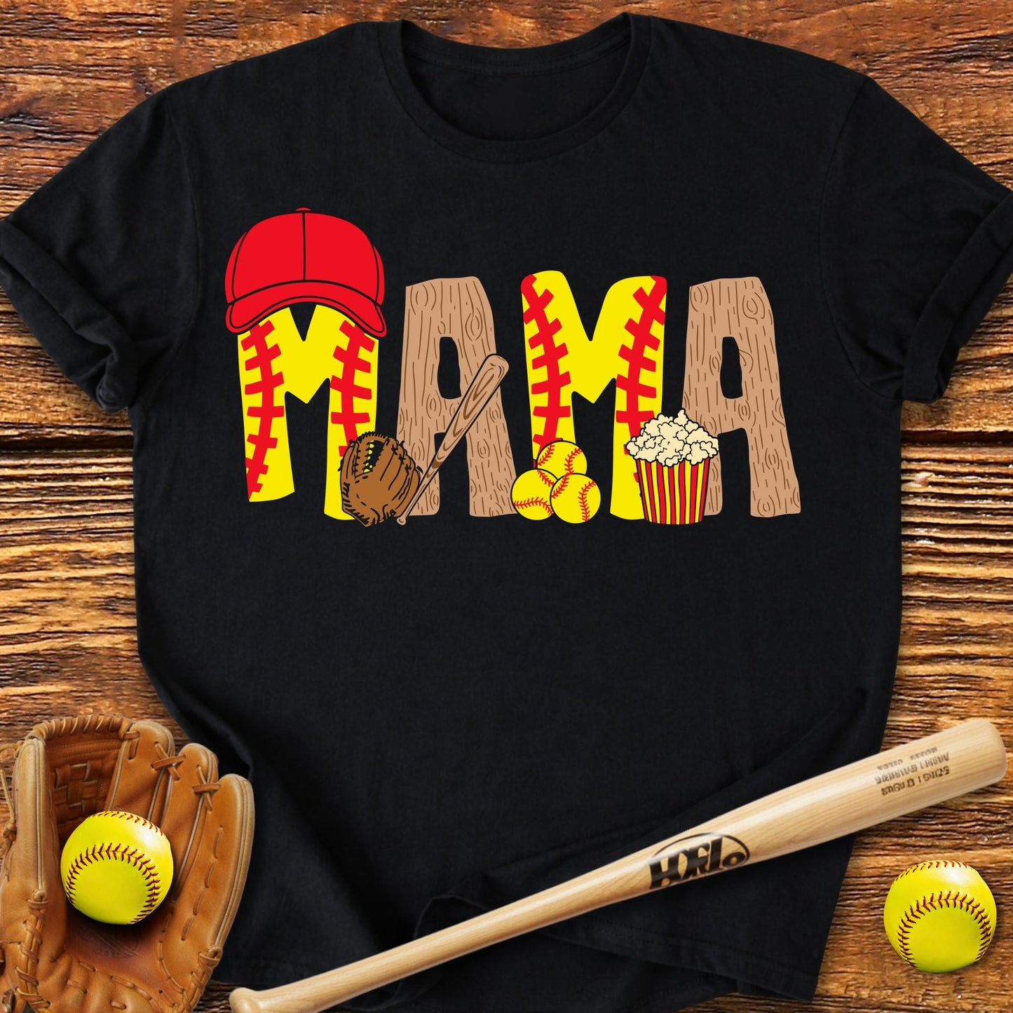 Softball Mama T-Shirt - HomeRun PrintsT-Shirt