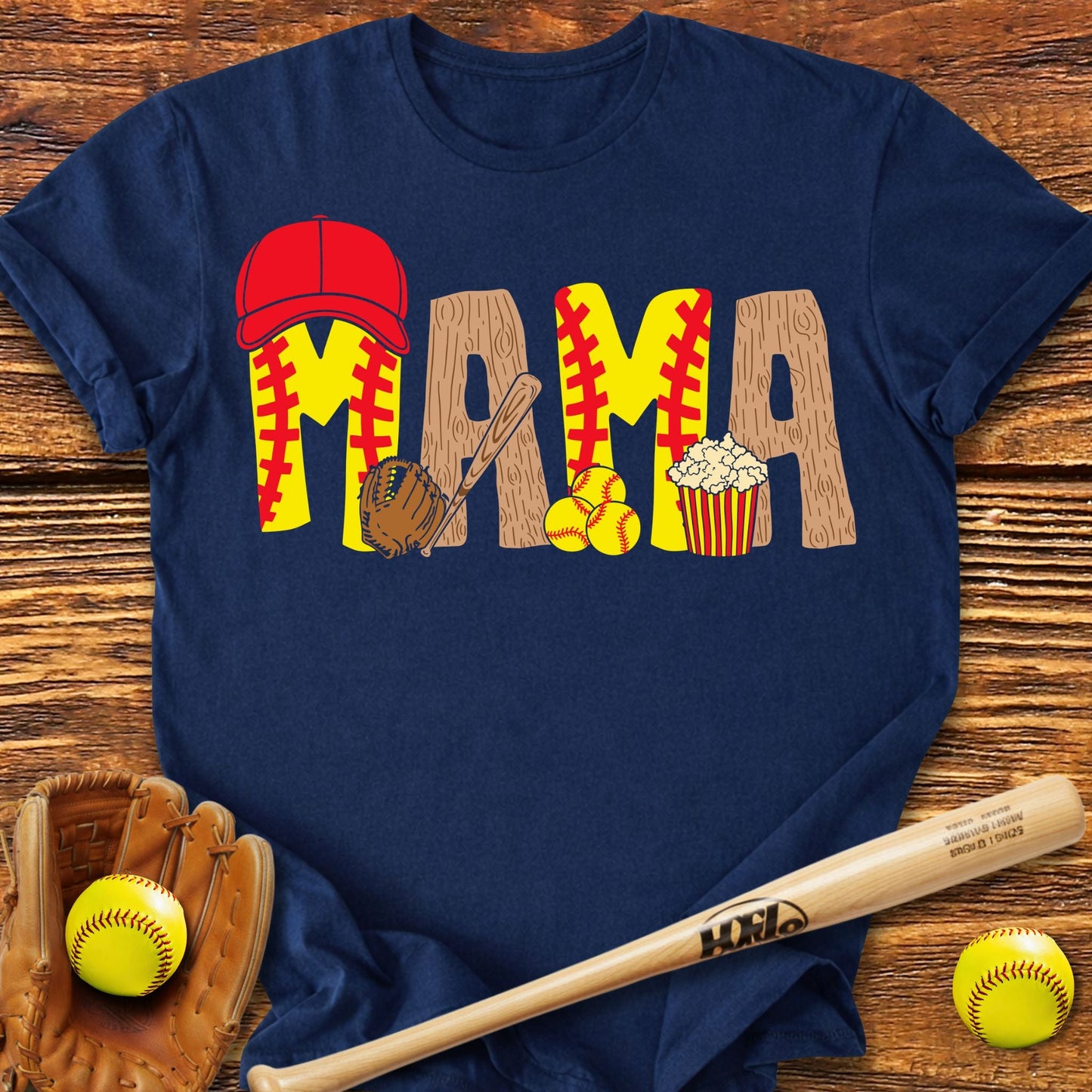 Softball Mama T-Shirt - HomeRun PrintsT-Shirt
