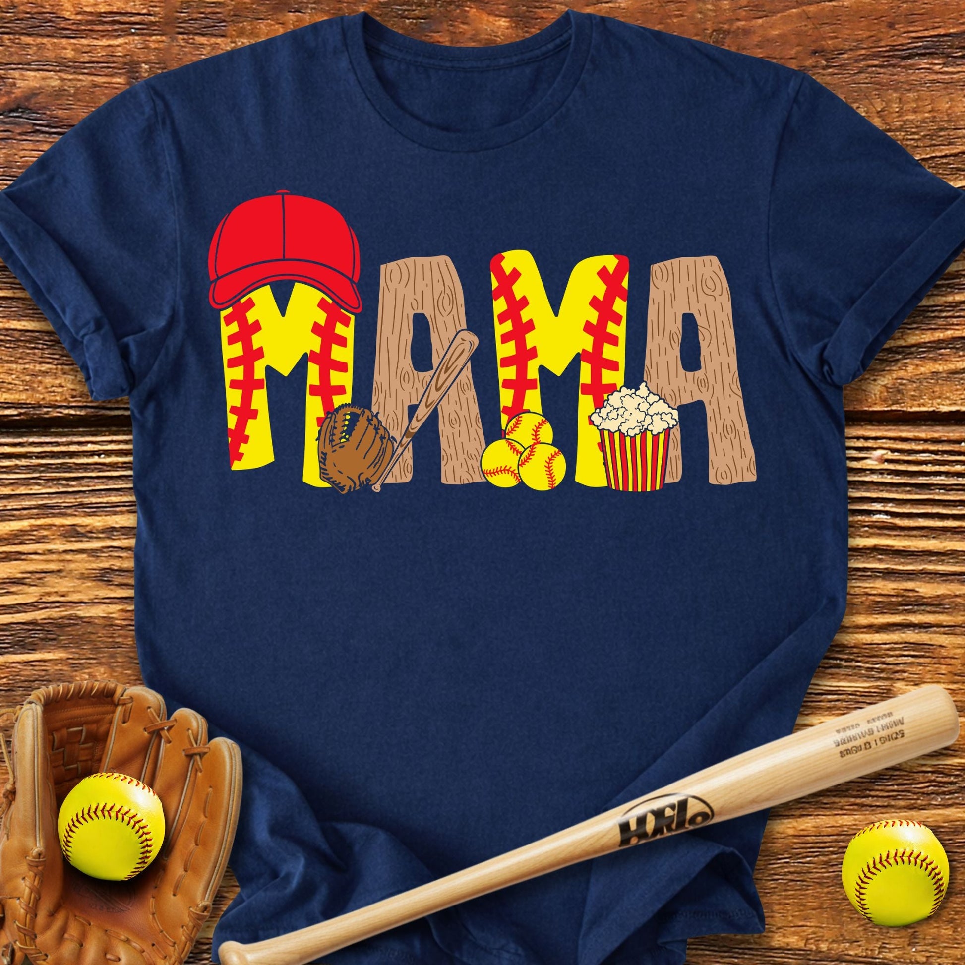 Softball Mama T-Shirt - HomeRun PrintsT-Shirt