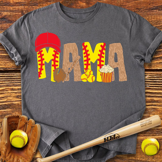 Softball Mama T-Shirt - HomeRun PrintsT-Shirt